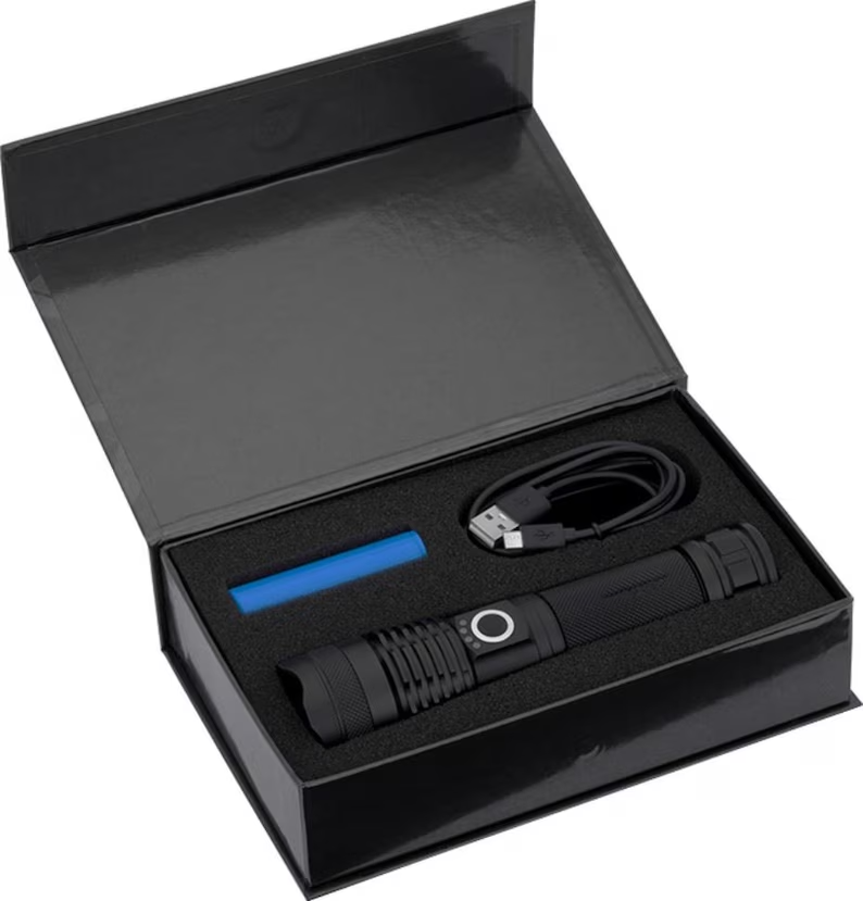 Focus Adjustable LED Rechargeable Hand Torch