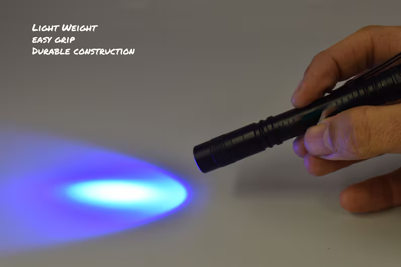 Pocket 365nm UV Blacklight Pen Flashlight