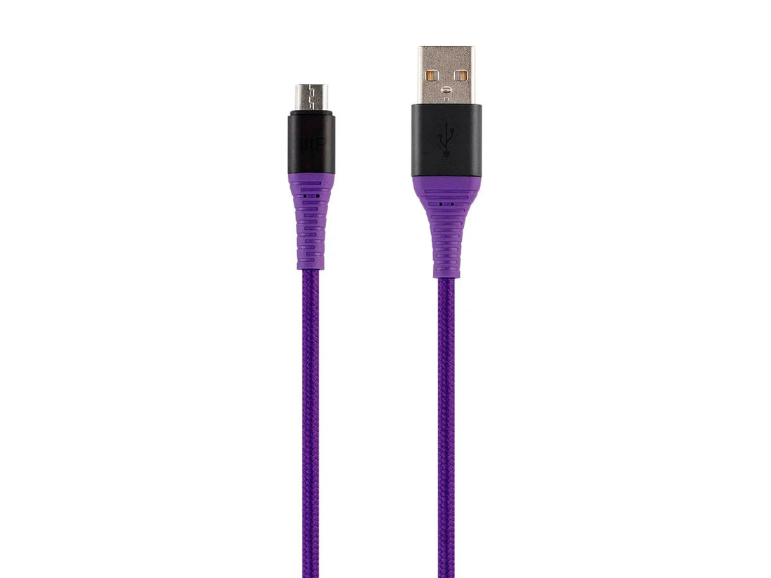 Nylon Braided Kevlar Reinforced USB A to USB Fast Charging Data Cable