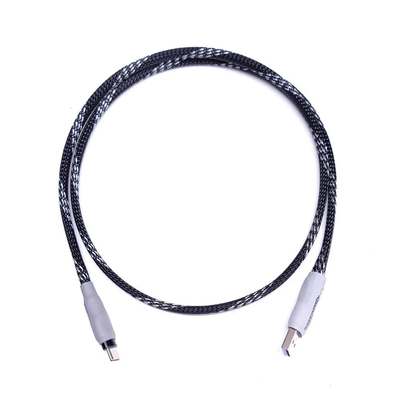 Custom Braided USB-A to USB-C Fast Charging Data Cable with Dual Color Design