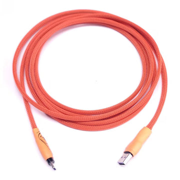 Custom Braided USB-A to USB-C Fast Charging Data Cable with Dual Color Design