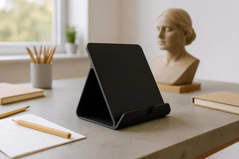 Stable Triangular Desktop Tablet Holder Stand