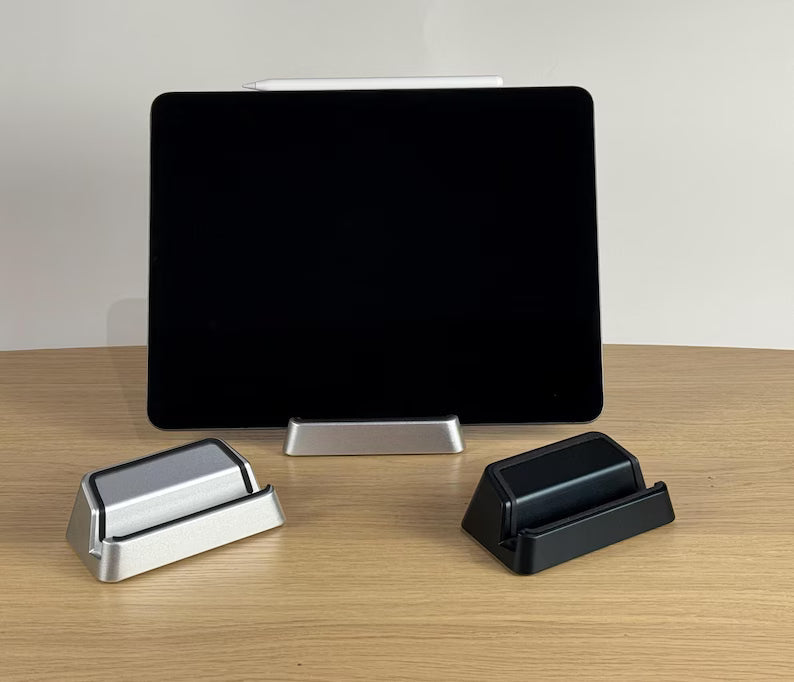 Dual Angle CNC Aluminum Desktop Tablet Holder